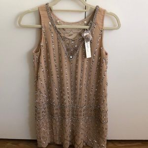 Phoebe Couture beaded cocktail dress